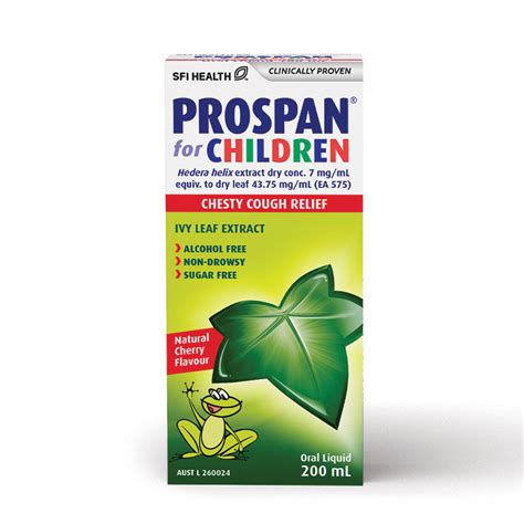 prospan kids cough syrup ml  chemist