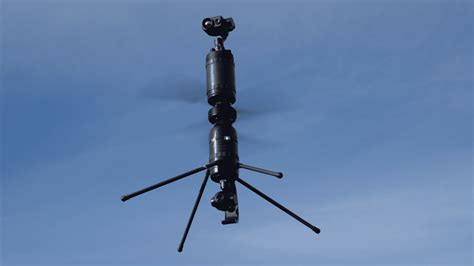 spirit coaxial rotor vtol uas modular coaxial drone  compact cylindrical airframe