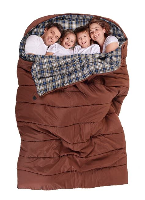 multipersons outdoor sleeping bag adult integrated double three person