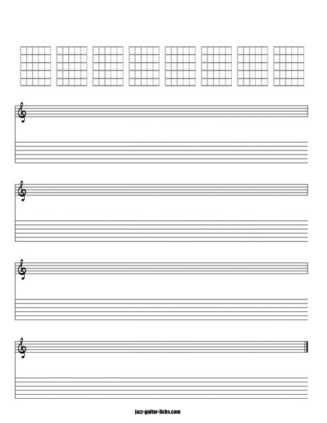 printable guitar tab sheet  printable form templates