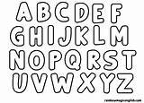 Alfabeto Lettere Stampare sketch template
