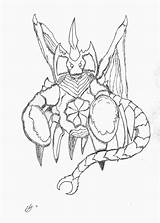 Destroyah Coloring Pages Redesign Template sketch template