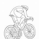 Bike Coloring Pages Racing Side Colouring Bmx Hellokids Printable Mountain Biker Old sketch template