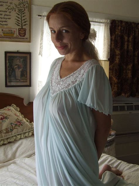 Miss Elaine Pale Blue Short Sleeved Nightgown 6 Miss Elain Flickr