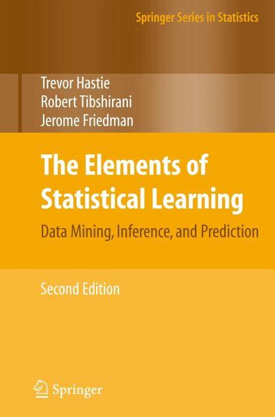 elements  statistical learning von trevor hastie robert