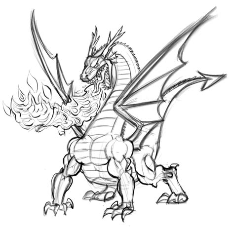 coloring pages  dragons breathing fire ideas cosjsma