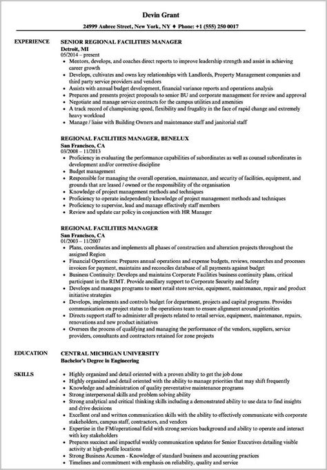 air force facility manager resume examples resume  gallery