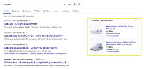 hvad er google shopping sadan kommer du  gang  guide