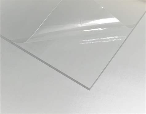 Buy Plexiglass Sheet 24x36 1 8 Inch Thick Cast Clear Acrylic Sheet 24