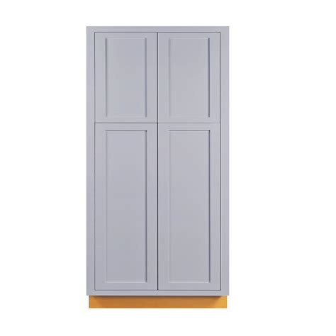 wide  tall pantry kitchen cabinet light gray inset shaker unassembled walmartcom