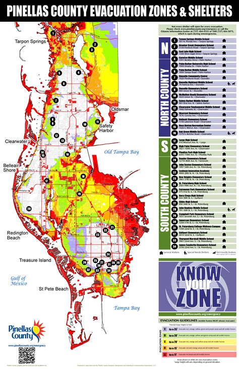Tampa Evacuation Zones Images