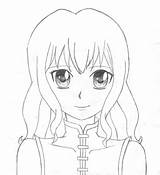 Anime Girl Outline Body Easy Template Female Crying Drawings Deviantart Coloring Pages Random Sketch sketch template