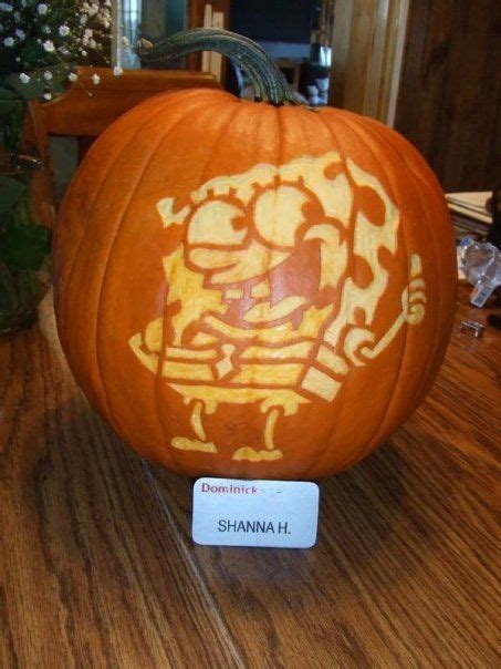 spongebob squarepants spongebob squarepants pumpkin carving spongebob