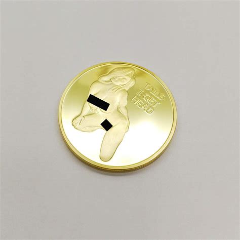 Buy Commemorative Coin Sexy Stripper Sexy Woman Pin Up Good Luck Heads