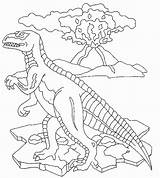 Coloriage Volcan Imprimer Dinosaure Colorat Dinozauri Dessins Tyrannosaure Dinosaurio Laguerche Animale P49 Planse Kolorowanki Desene Druku Dinosaures Dinosaurier Tyranosaure Stampare sketch template