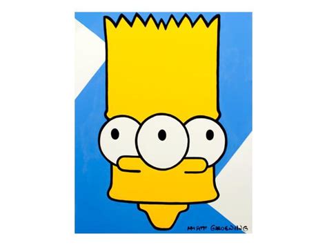 Mind Bending Bart Simpson Pop Art Painting For Sale
