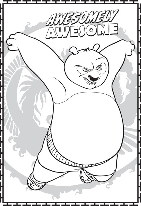 kung fu panda coloring pages coloring pages