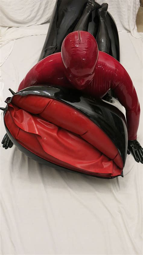 inflatable dual chamber sleeping bag demask