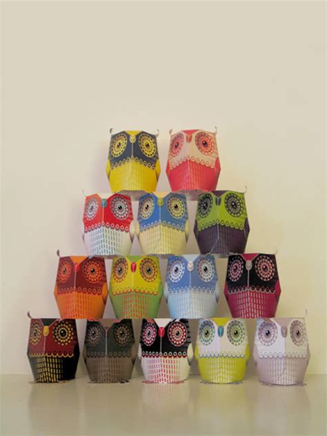 owl barn  paper owl  printable template