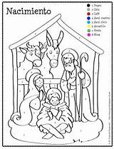 Spanish Coloring Christmas Pages Color Posadas Number Numbers Las Colors Printable Nativity Printables Sheets Christian Vocabulary Playground Spanishplayground Scene Activities sketch template