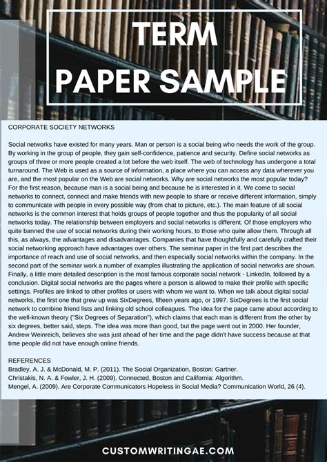 sample term paper     easy    write