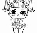 Lol Coloring Pages Unicorn Doll Printable Surprise Dolls Super Tsgos Kids Girls Color sketch template