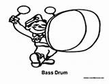 Percussion Drum Coloring Colormegood Music sketch template