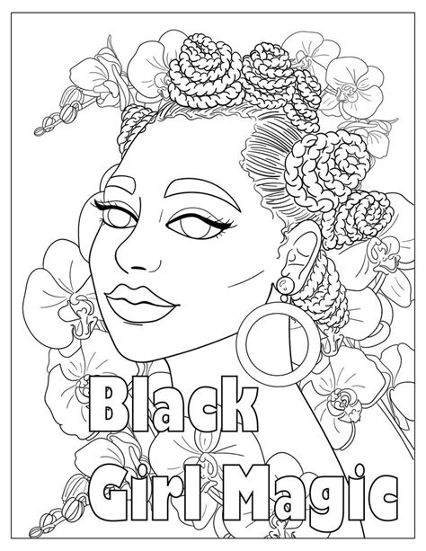 pin  black women diversity coloring pages