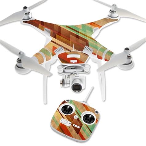 mightyskins skin compatible  dji phantom  standard quadcopter drone wrap cover sticker