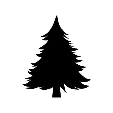 pino arbol icono vector navidad arbol ilustracion signo pino simbolo
