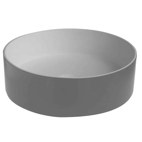 waterware istone  basin xmm matte grey white wdgy climate  home