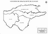 Guaviare Departamento Mapa Contorno Municipios Nombres Mapas sketch template