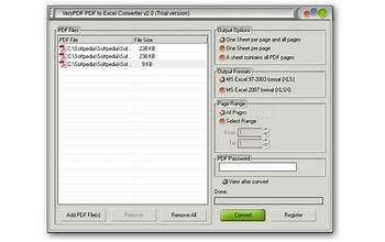 XLS Excel to PDF Converter screenshot #5