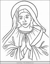 Virgin Thecatholickid Catholic Blessed sketch template