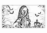 Vampiro Chica Coloring Pages Kids sketch template