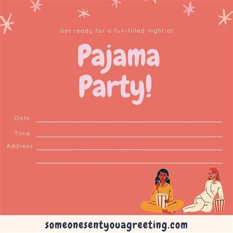 17 of the best pajama party invitation wording ideas someone sent you