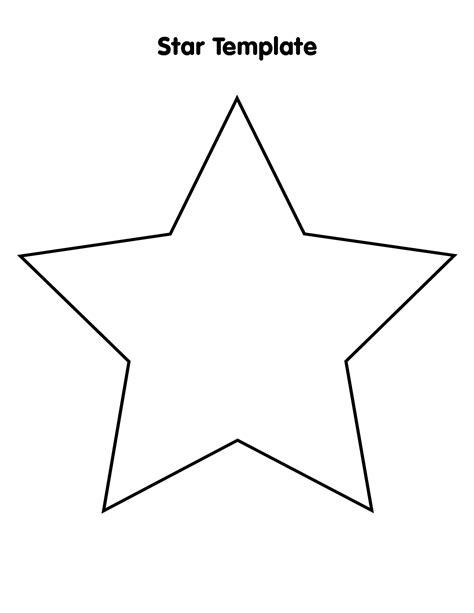 large star template star template star template printable templates