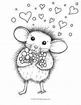 Mouse Coloring Pages Mice Printable Rodent Getcolorings Color Print Destiny sketch template