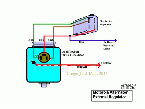 wiring diagram    wire alternator  vw vw generator  alternator conversion