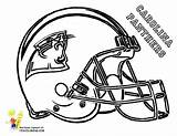 Coloring Football Pages Nfl Helmet Panthers Carolina Helmets Print Titans Tennessee Player Panther Printable Drawings Cowboys Drawing Color Skull Lions sketch template