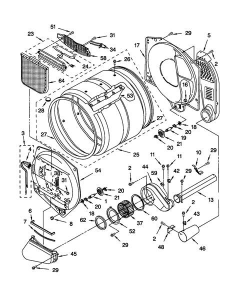 kenmore dryer model  wiring diagram collection