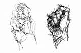 Drawing Gesture Gestural Sketching Hand Helen Two Mean Do sketch template