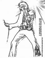 Elvis Presley Coloringhome sketch template