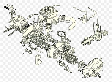motorcycle engine motorcycle engine exploded view drawing diagram png xpx motorcycle