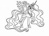 Pony Celestia Coloring Princess Little Pages Printable Print Dessin Color Cool Coloriage Colorier Drawing Info Pinkie Pie Sheets Baby Kids sketch template