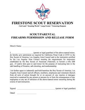 fillable  firearms permission  release formpdf fax email print