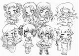 Coloring Chibi Pages Cute Anime Kids Manga Print Girls Character Printable Girl Little Color Collection Getcolorings Groups Food Getdrawings Deviantart sketch template