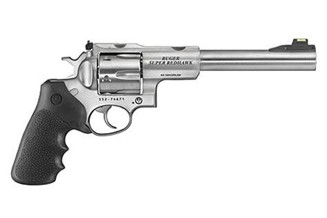 ruger super redhawk  rem mag stainless double action revolver sportsmans outdoor superstore