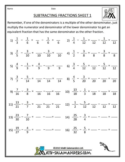 fraction worksheet  grade  fraction worksheet