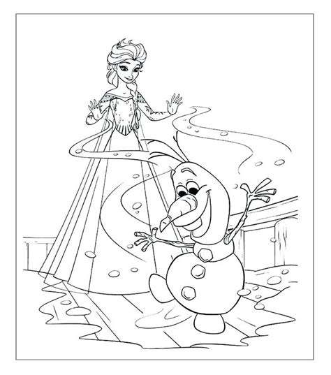 olaf happy birthday coloring pages disney frozen olaf snowman happy